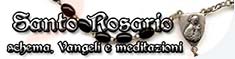 Tutto il Rosario, in latino e italiano: schema dei Misteri, passi dei Vangeli e meditazioni dei santi.